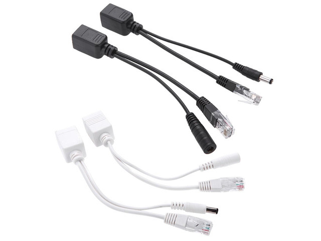 Passive PoE Injector and Splitter set DC