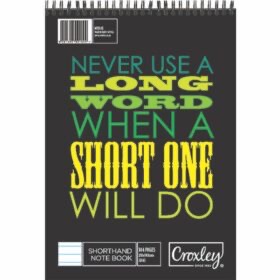 A5 Spiral Bound Short Hand Note Pad