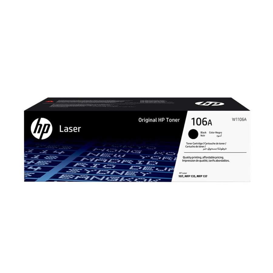 HP 106A W1106A BLACK Toner Cartridge