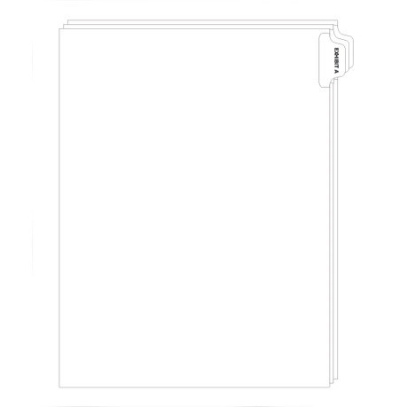 File Dividers- Alphabetical