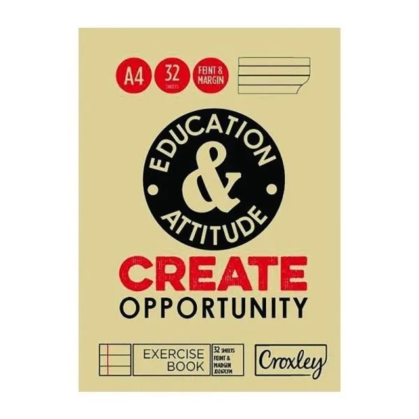 A4 32pg FM 8mm Exercise Book