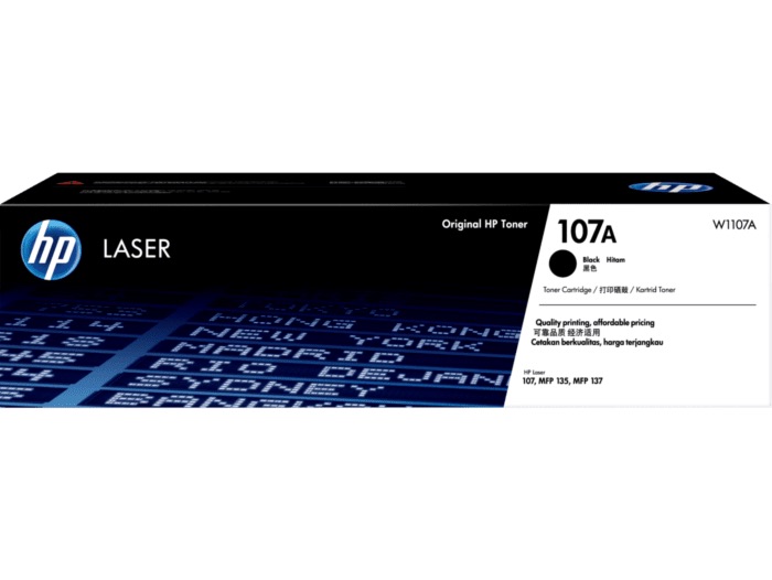 HP 107A W1107A BLACK Toner Cartridge